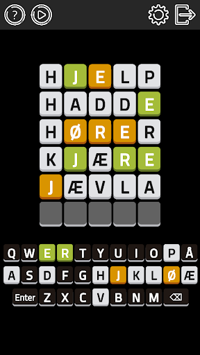 Ordle - Word game on Norwegian