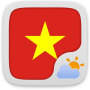 icon GO Weather EX Vietnamese Language
