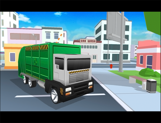 Blocky Garbage Truck Simulator