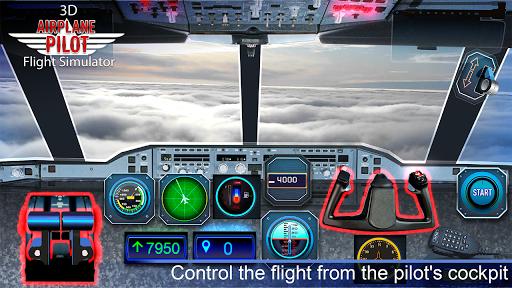 Airplane Pilot Cabin – Flight Simulator 3D