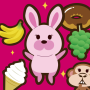 icon Touch and Jump out! Various sweets and hungry animals for Kids