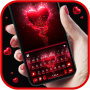 icon Fiery Red Heart Keyboard Background for oppo A57