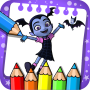 icon coloring vampirina ballerina