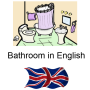 icon Learn Bathroom Words English