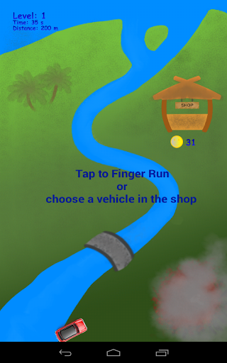 Finger Run: Volcano Escape