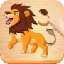 icon Puzzle games for kids Animals