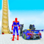 icon Superhero Car Stunts Car Game