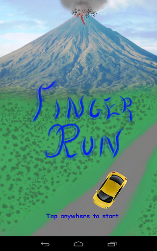 Finger Run: Volcano Escape