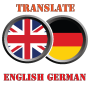 icon Translate English to German
