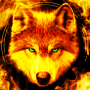 icon Fire Wallpaper and Keyboard - Lone Wolf
