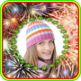 icon Happy New Year Photo Frame Decorate