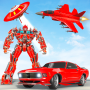 icon Air Jet Robot Transformation : Robot Car Games for oppo F1