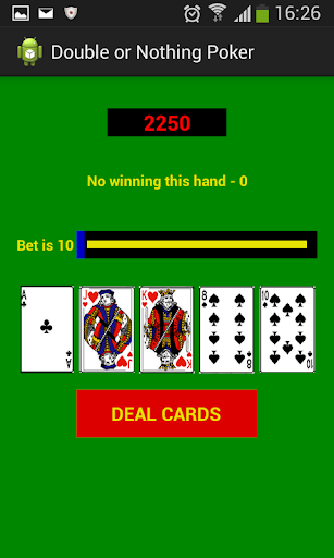 Double or Nothing Poker
