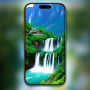 icon Waterfall Wallpaper for LG Q6a