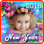 icon New Year 2018 Photo Frame