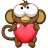 icon Bubble Monkey Valentines 1.1.3