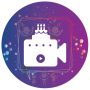 icon Free Happy Birthday Video Maker with Song and Name