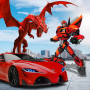 icon Dragon Robot Car Transforming