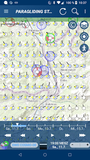 PARAGLIDING START