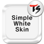 icon Simple White for TS Keyboard
