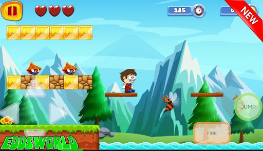 Super Edds Jungle Adventure Game world