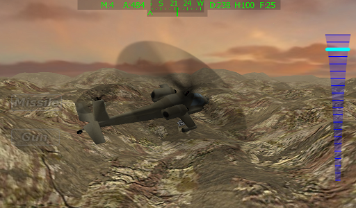 Apache Chopper Pilot 3D HD