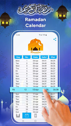 Ramadan Calendar & Time Table