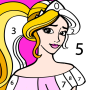 icon Princess Coloring by Number