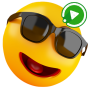 icon ANIMATED Emojis WastickerApps