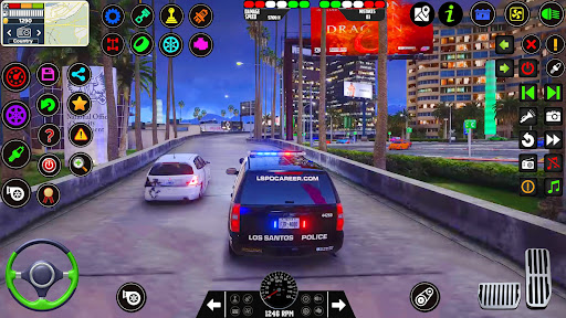 Police Car Sim Cop Game 2024