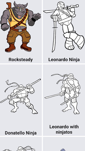 How to draw TMNT