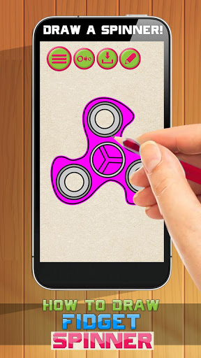 How to Draw Fidget Spinner