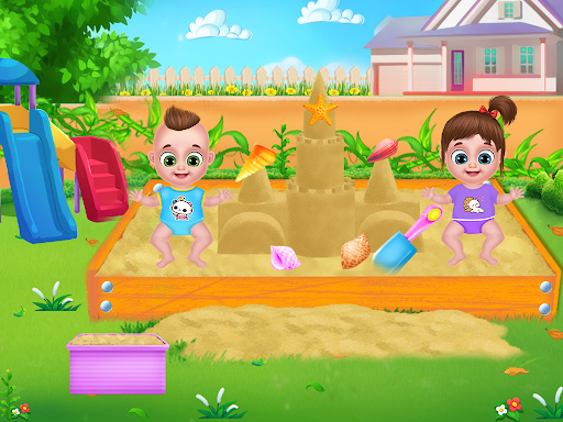 Twins babysitter daycare games