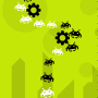 icon invaders bw for Samsung Galaxy Note 10 1