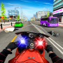 icon Police Moto Bike Traffic Racing:GS