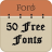 icon 50 Fonts for Samsung Galaxy 13 7.0