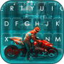 icon Moto Racer Keyboard Background