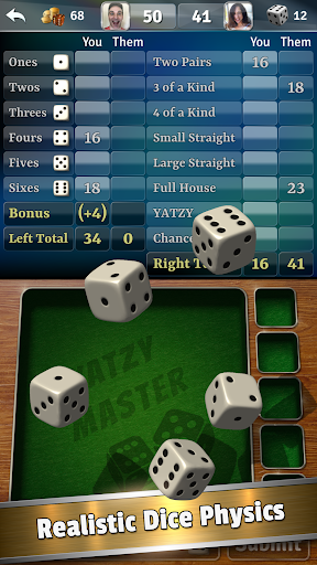 Yatzy Dice Master