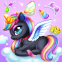 icon Unicorn Dress up Girls Game for Samsung S5830 Galaxy Ace