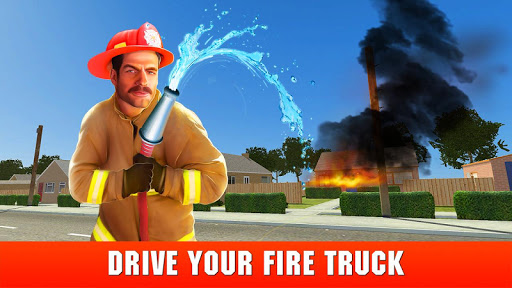 Fire Truck Driver City Emergency Hero Simulator