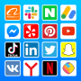 icon All in one social media and social network app for Samsung Galaxy J2 DTV