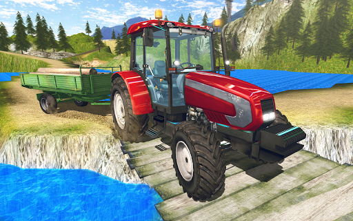 Tractor Driver Cargo 3D