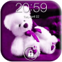 icon Teddy Bear Lock Screen for Samsung Galaxy J2 DTV