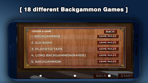 Backgammon 18 Games