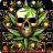 icon Gold Weed Skull 1.0