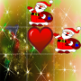 icon Santa Love Tic Tac Toe