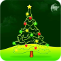 icon Christmas Tree Stickers
