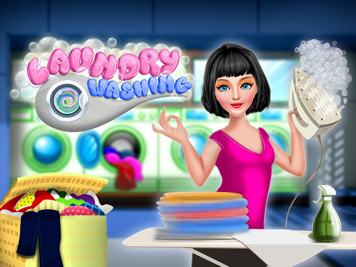 Laundry Washing and Ironing Kids Game