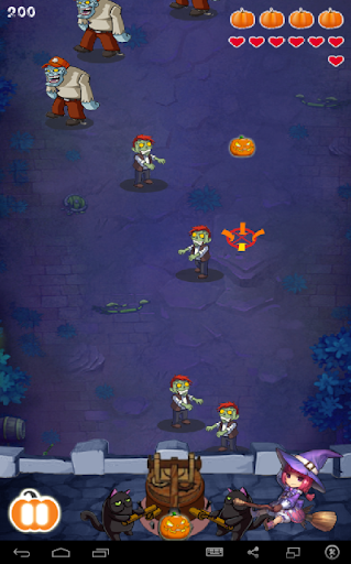 Zombies attack in Halloween