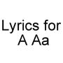 icon Lyrics for A Aa